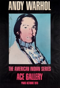 Andy Warhol (American, 1928-1987) American Indian (Black), 1976