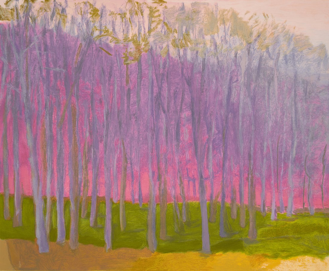 Wolf Kahn (American/German, 1927-2020) Aura, 2004: Wolf Kahn (American/German, 1927-2020) Aura, 2004 color screenprint signed, dated, and numbered 10/150 in pencil 23 3/4 x 28 7/8 inches. Property from the Gary W. London, M.D. Trust This lot is locate