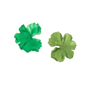 JAR, ALUMINUM 'GERANIUM' EARRINGS