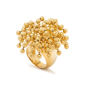 CARTIER, 'NOUVELLE VAGUE' PERRUQUÉ YELLOW GOLD RING