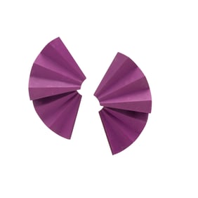 JAR, ALUMINUM FAN EARRINGS