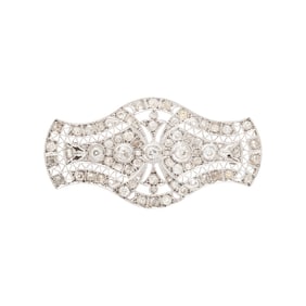 ANTIQUE, DIAMOND BROOCH