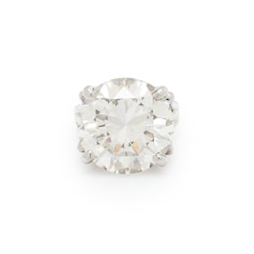 AN IMPORTANT DIAMOND AND PLATINUM RING