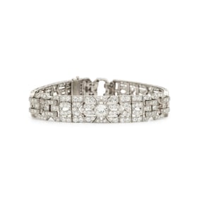 ART DECO, DIAMOND BRACELET