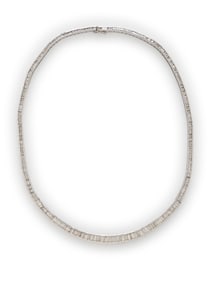 PLATINUM AND DIAMOND NECKLACE