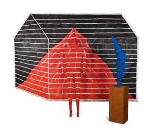 John Buck (American, b. 1946) Mountain House, 1983