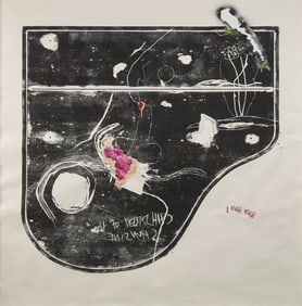 Jessica Jackson Hutchins (American, b. 1971) Adam (with Pink Flowers), 2010