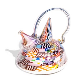 Richard Marquis (American, b. 1945) Crazy Quilt Teapot, 1984