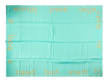 Jim Hodges (American, b. 1957) Untitled (Double-Sided Blanket) (Norton Family Christmas Project),