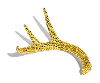 Marc Swanson (American, b. 1969) Untitled (Sequined Antler)(Norton Family Christmas Project), 2009