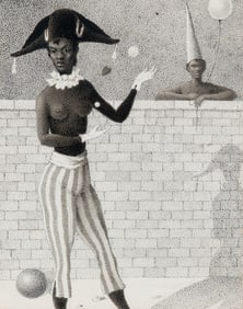 Thurman Nicholson (American, 20th century) Untitled (Female Carnival), c. 1953