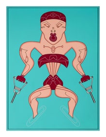 Karl Wirsum (American, 1939-2021) Pool Puddle, 1985