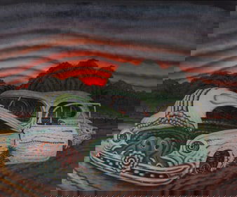 Michael Noland (American, b. 1958) The American Dream Re-visited, 1990