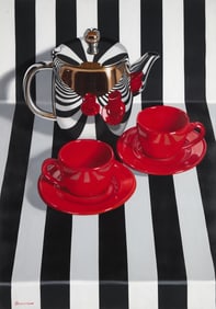 Randall Browning (American, b. 1955) Adagio for Two Red Cups