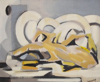 Jacques Lagrange (French, 1917-1995) Still Life with a Goose, c. 1950