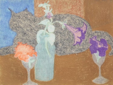 March Avery (American, b. 1932) Sumi and Still Life, 1969