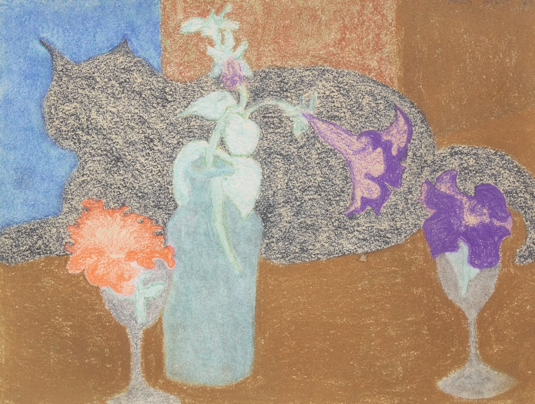 March Avery (American, b. 1932) Sumi and Still Life, 1969 (1 of 3)