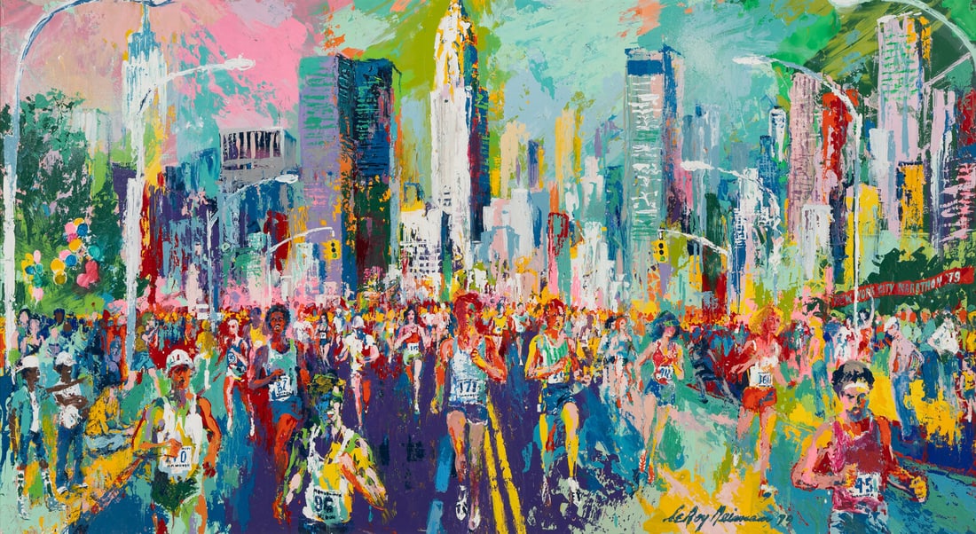 LeRoy Neiman (American, 1921-2012) New York City Marathon, 1979 (1 of 5)