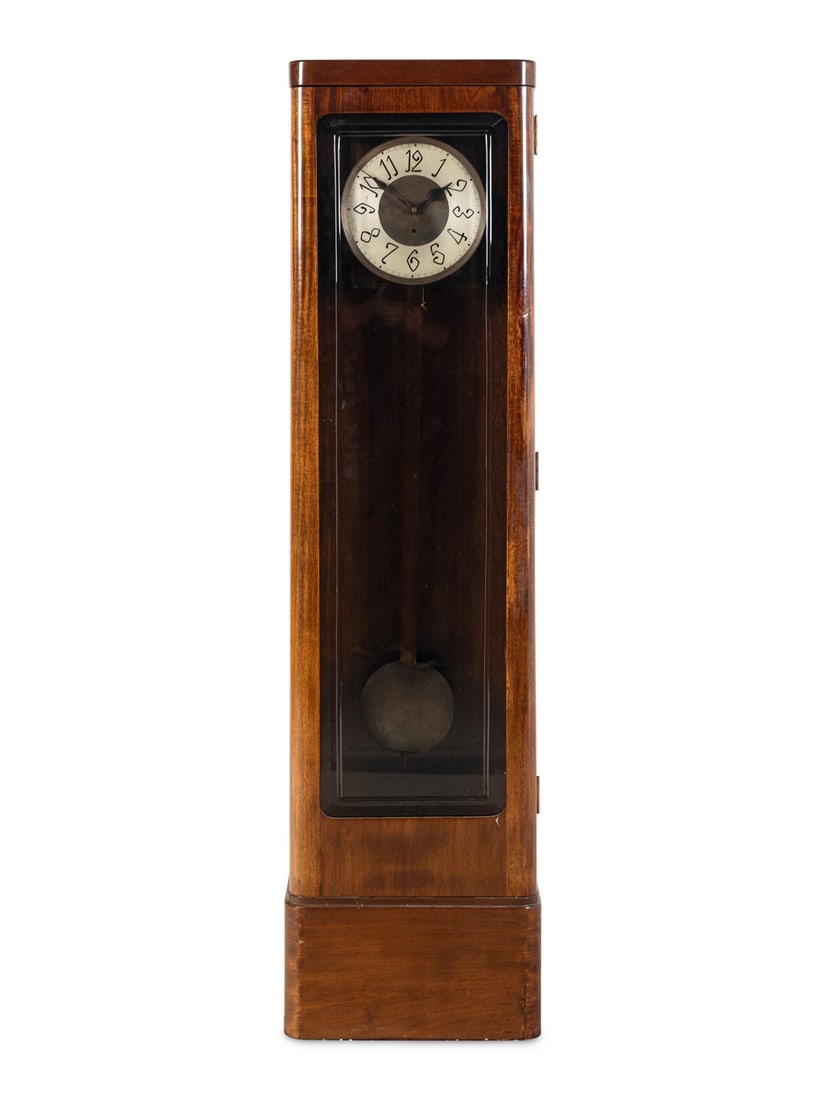 An Austrian Secessionist Mahogany Long Case Clock (1 of 3)