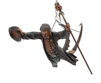 A Swiss Black Forest Horn Mounted Lusterweibchen of a Gentleman