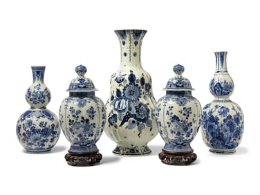 A Collection of Delft Earthenware Articles
