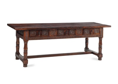 A Spanish Renaissance Style Oak Table