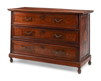 An Italian Marquetry Chest of Drawers