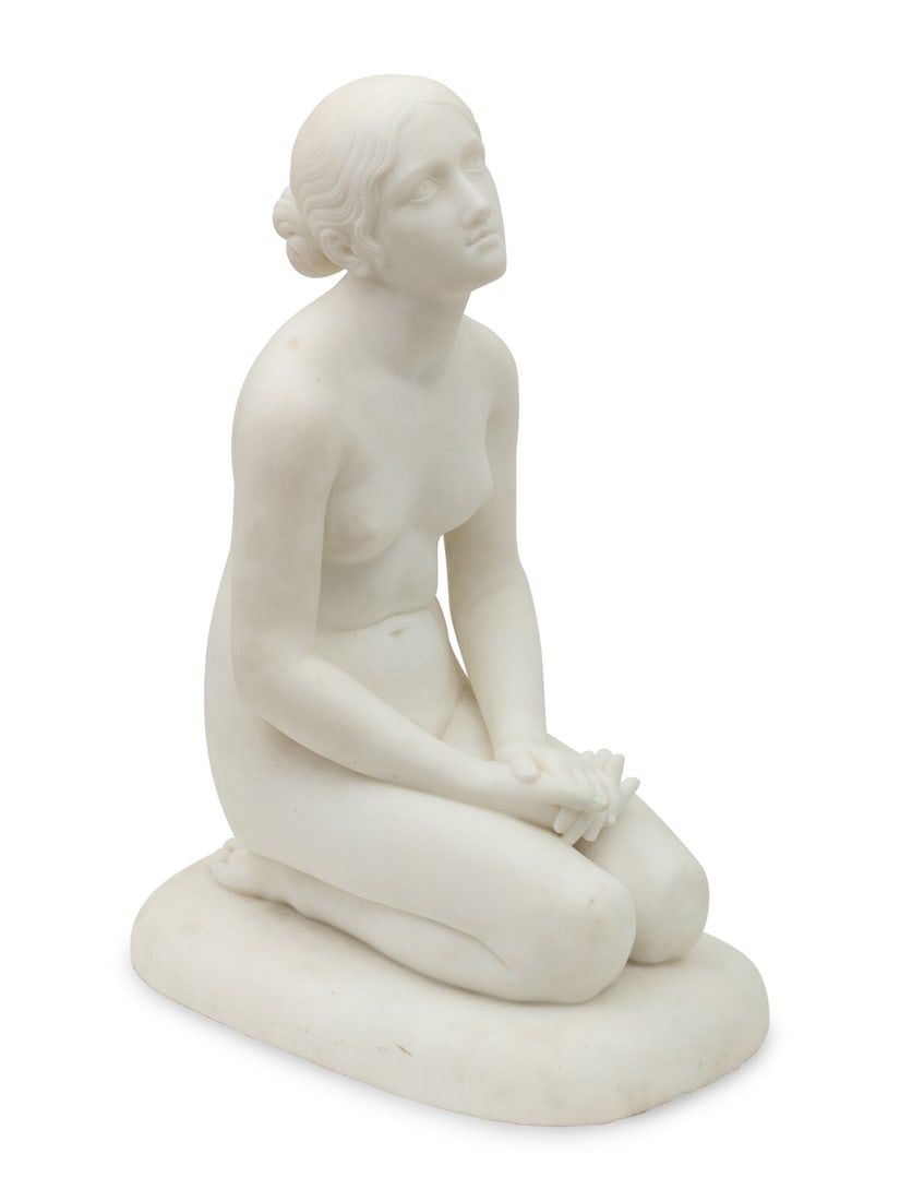 Armand Lemo (French, 1881-1936)  after Lorenzo Bartolini (Italian, 1777-1850) La Fiducia in Dio (1 of 4)