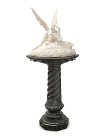 After Antonio Canova, 19th Century, Psyche Revived by Cupid's Kiss