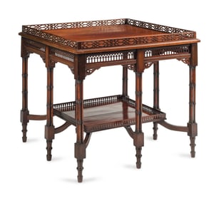 An English Mahogany Silver Table