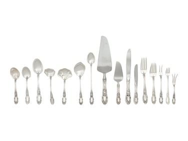 An American Silver Flatware Service