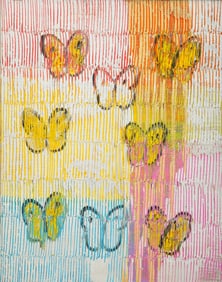 Hunt Slonem (American, b. 1951) Ascension in Color, 2022