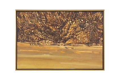 Lamar William Dodd (American, 1909-1996) Western Landscape, 1973