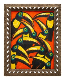 Hunt Slonem (American, b. 1951) Toucanettes, 2021