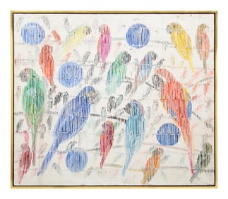 Hunt Slonem (American, b. 1951) New Addition, 2014