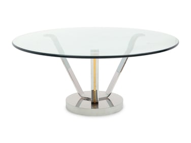 Karl Springer (American, 1931-1991) Tulip Dining Table, Late 20th Century