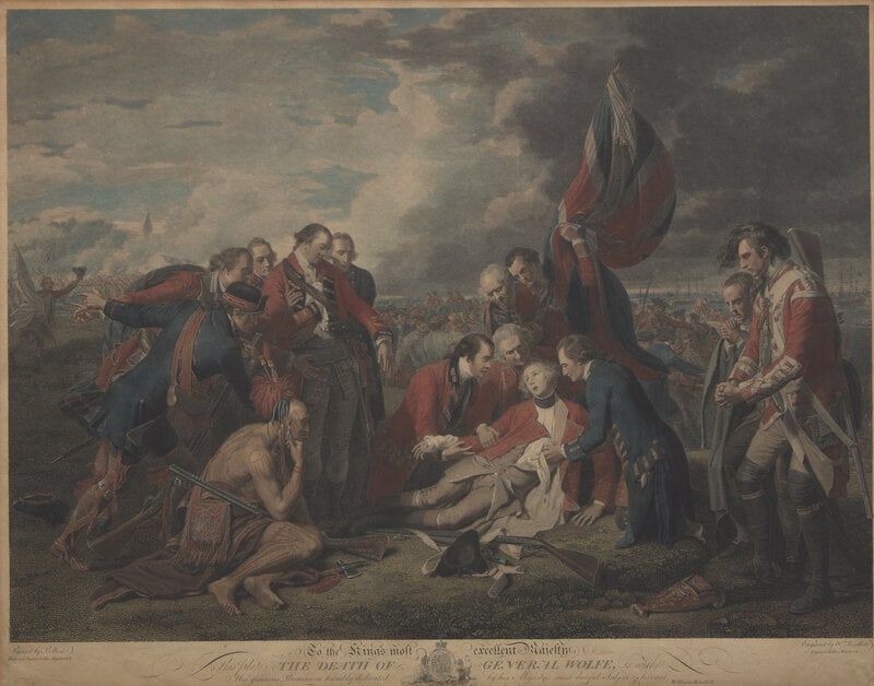 [Americana] [French and Indian War] The Death of General Wolfe  (1 of 2)