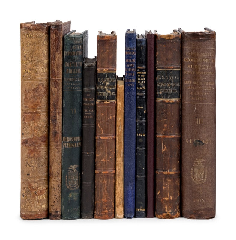 [Americana] Group of 12 Titles Related to United States Geological & Scientific Surveys (1 of 3)