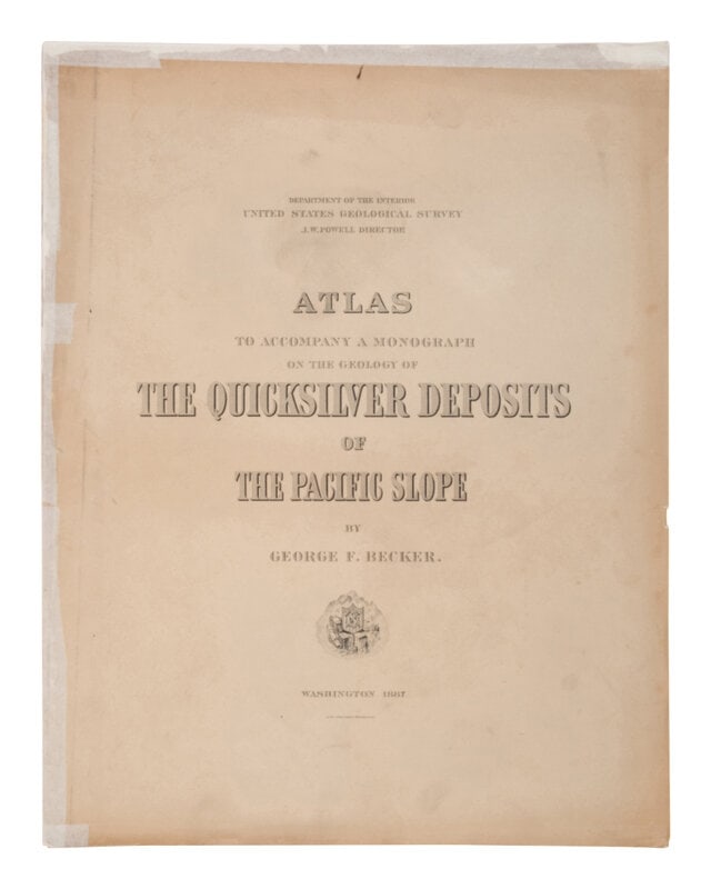 [Americana] Group of 4 Atlases Relating to the United States Geological Survey (1 of 4)