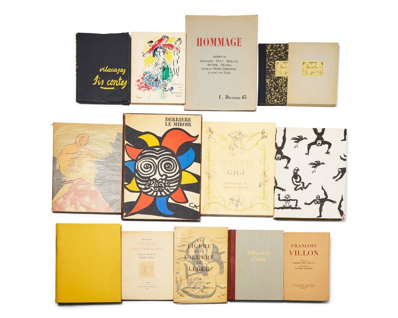 [Art] Group of 13 Titles on Modern Art, Etc.: [Art] Group of 13 Titles on Modern Art, Etc. 1. [Berard, Christian] Colette. Gigi. Paris, (1950). First and limited edition, #370/300 numbered copies (from a total of 500). Folio. Illustrations
