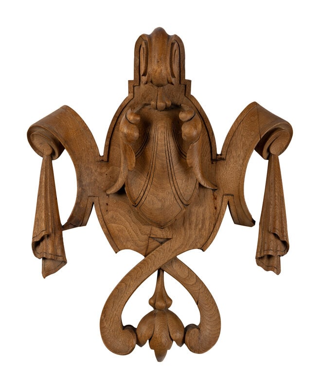 A Carved Pine Wall Plaque (1 of 17)