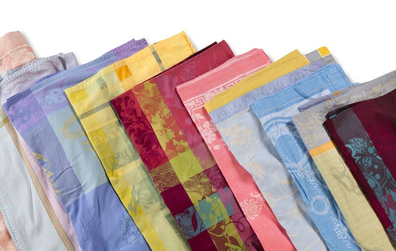 A Group of Tablecloths with Woven Patterns (1 of 17)