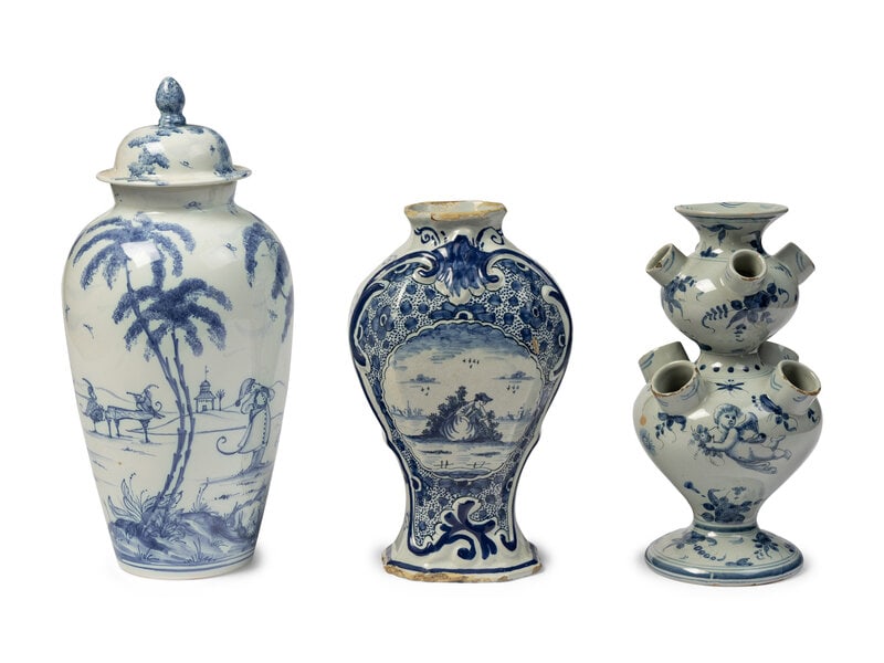 Two Delft Blue and White Earthenware Articles (1 of 18)
