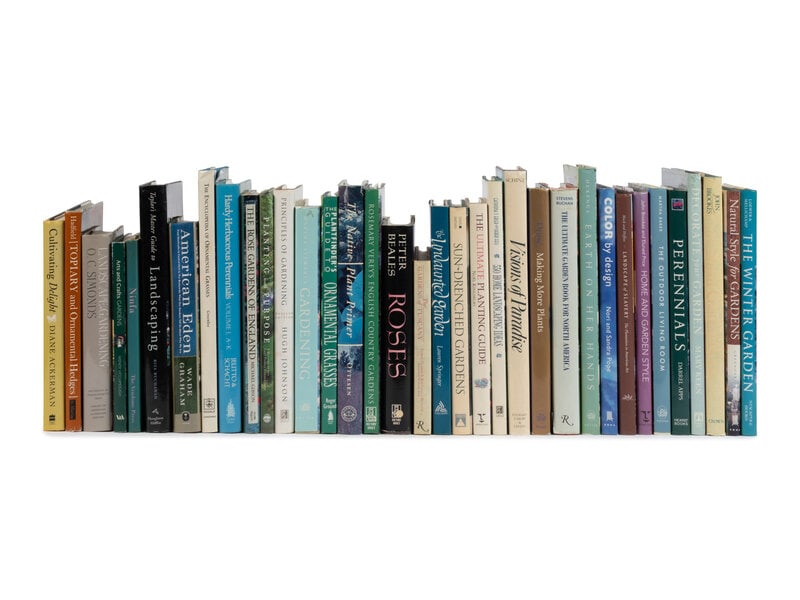 A Collection of Books Pertaining to Plants and Gardens (1 of 16)