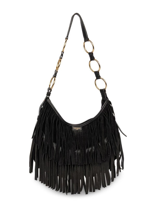 Yves Saint Laurent, La Boheme Suede Fringed Bag (1 of 5)
