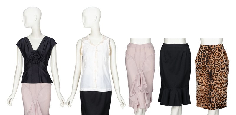 Yves Saint Laurent Rive Gauche, Two Blouses & Three Skirts (1 of 3)