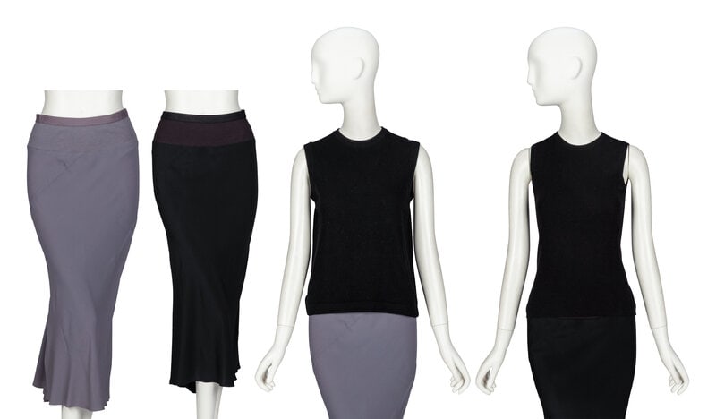 Various Designers, Two Skirts & Two Knit Shells including Hermès by Martin Margiela and Rick Ow (1 of 6)