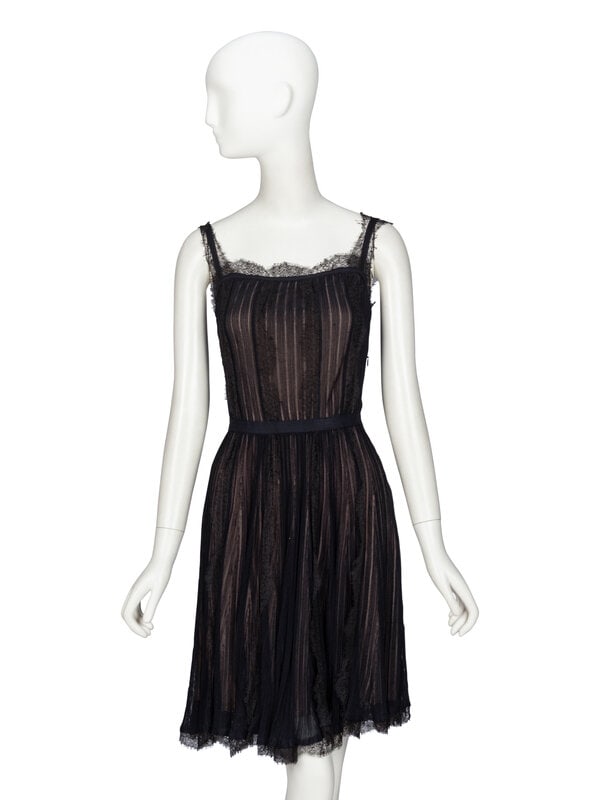 Christian Dior by John Galliano, Lace-Trim Knit Dress & Cardigan  (1 of 5)