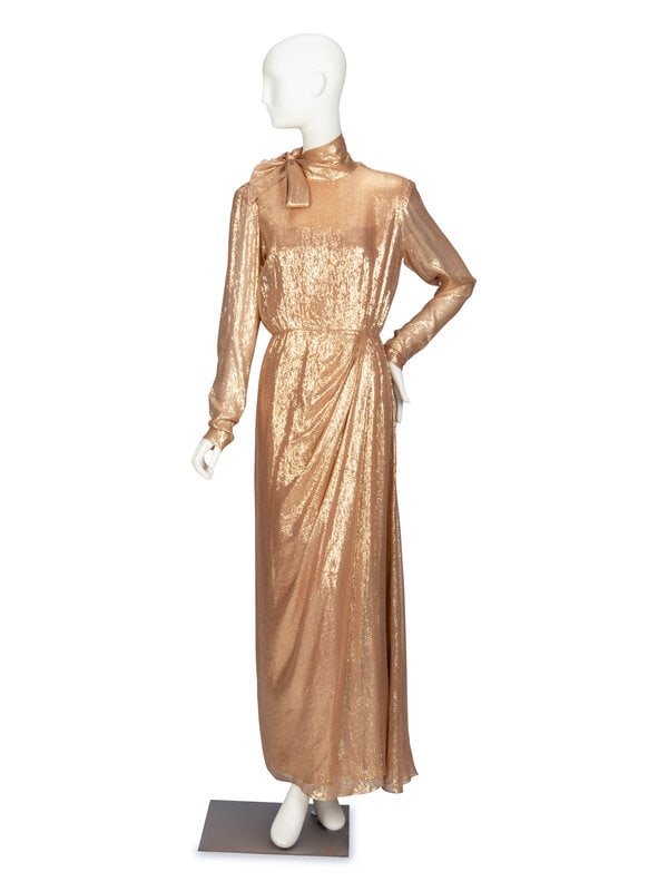 Bob Mackie, Gold Lamé Gown worn by Lucille Ball  (1 of 6)