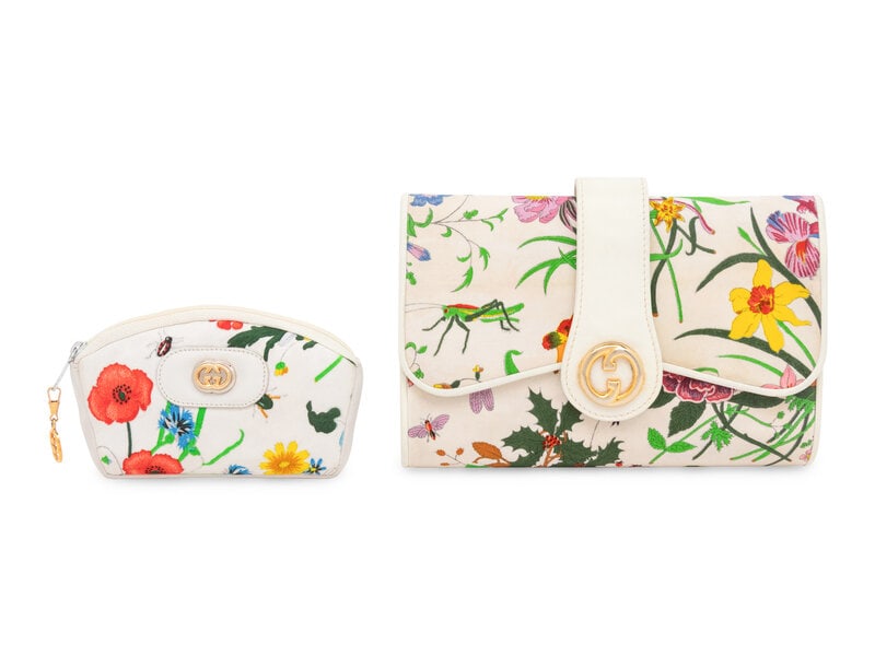 Gucci, Flora Print Bag & Pouch Set (1 of 4)